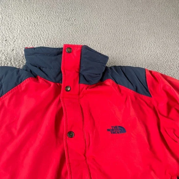 VTG The North Face Quallofil Jacket Puffer Ski Color Block Men L Fit M *Flaws - Picture 2 of 16